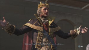 A pompous King Washington 